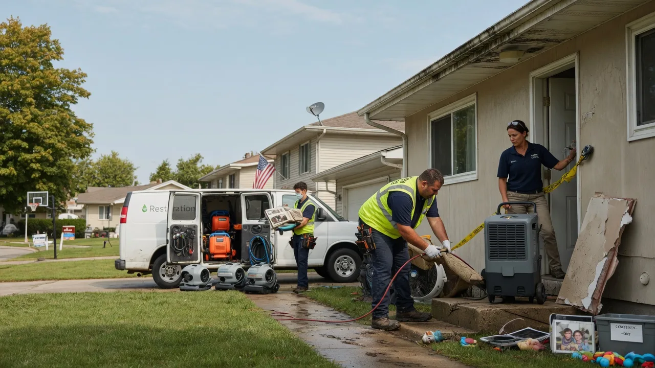 Water Damage Restoration in Iowa near me